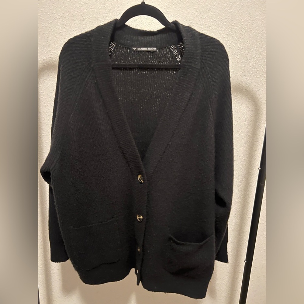 Threadbare mid length button up cardigan - Picture 3 of 6
